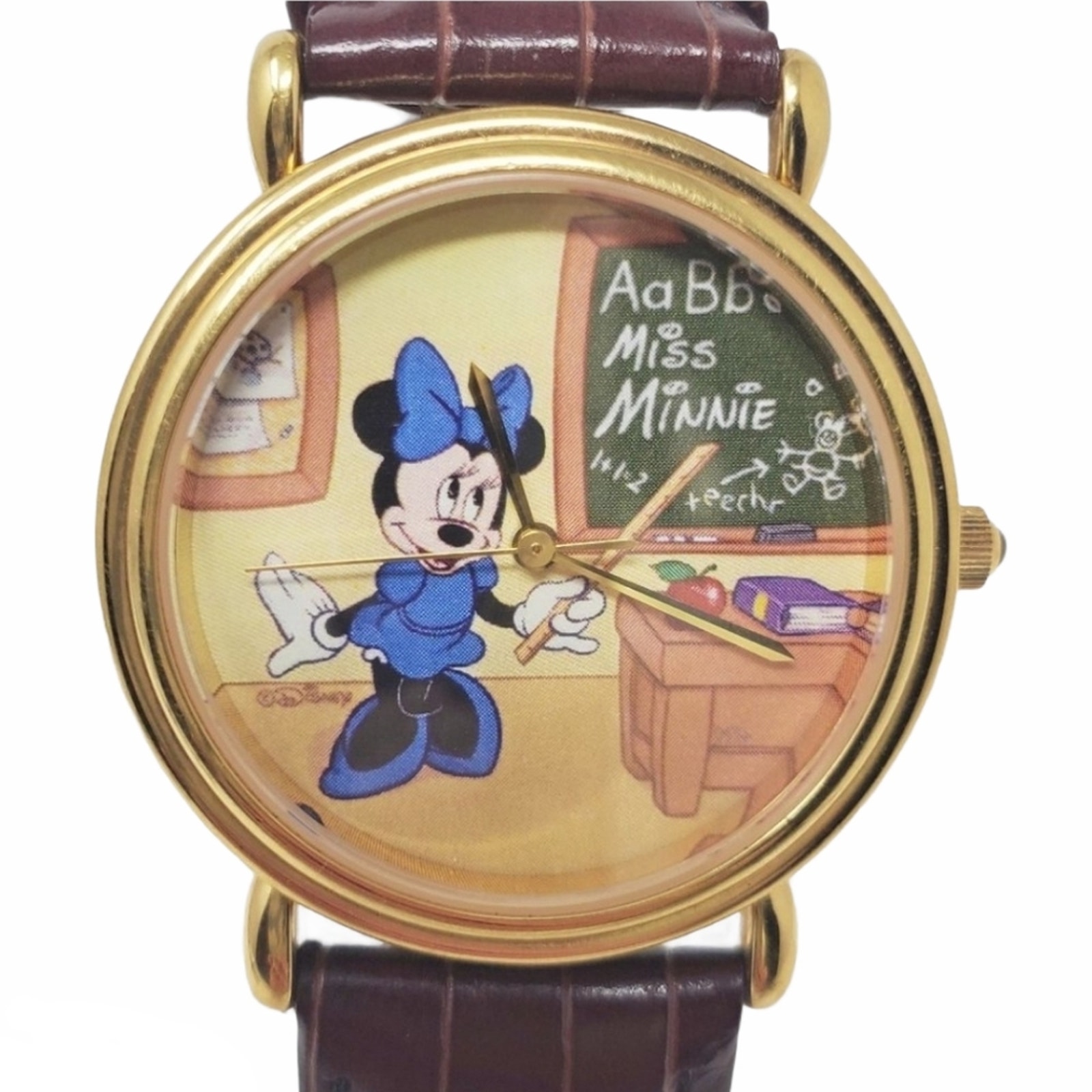 Disney Minnie Teacher Collectible Artist Watch Rare